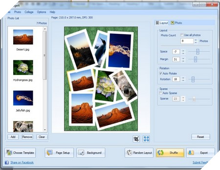 Một vài bức ảnh ghép mẫu đẹp mắt được tạo ra bởi CollageIt