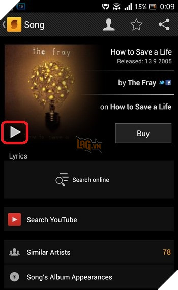 Ứng dụng Android giúp tìm kiếm thông tin bài hát qua giai điệu