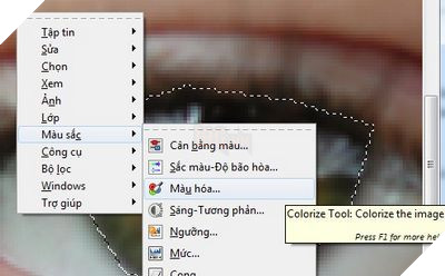 Ứng dụng thay đổi màu mắt để tạo cá tính cho hình ảnh 6