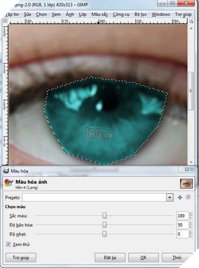 Ứng dụng thay đổi màu mắt để tạo cá tính cho hình ảnh 7