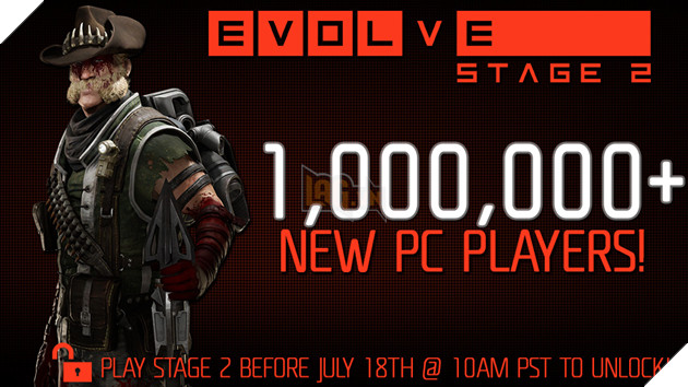Evolve: Stage 2 cán mốc 1 triệu người chơi trong vòng chưa đầy 1 tuần