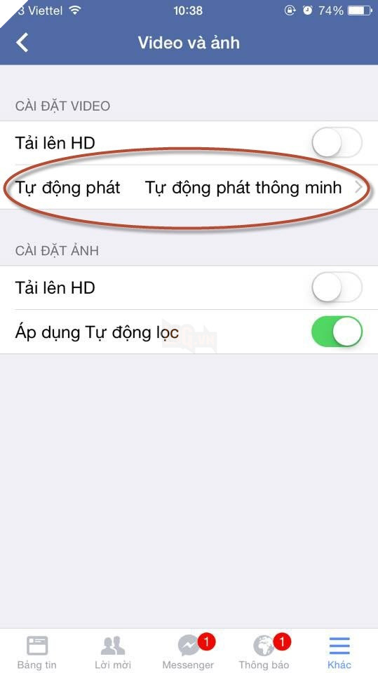Cach tat che do tu phat video tren Facebook hinh anh 4