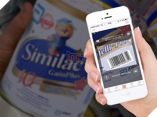 Soi camera vào mã vạch, người dùng sẽ nhận được các thông tin về sản phẩm.