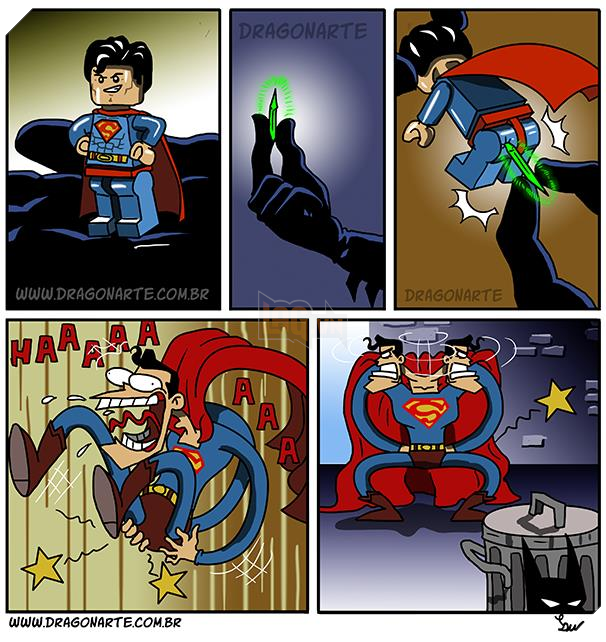 Khi Batman chơi “lầy” dùng hình nhân thế mạng