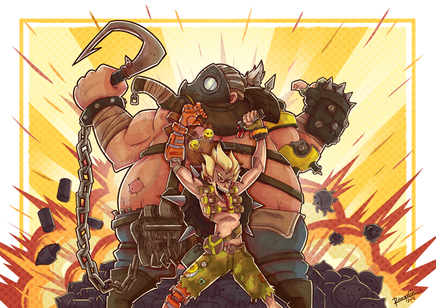 http://img15.deviantart.net/88bc/i/2016/180/e/e/junkrat_and_roadhog_by_chaosraymond-da86ah9.png
