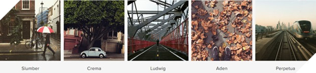 5 bộ lọc mới của Instagram. Ảnh: Instagram.