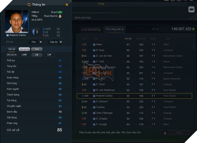 FIFA Online 3: Những thẻ cầu thủ mùa U6 đáng trải nghiệm nhất