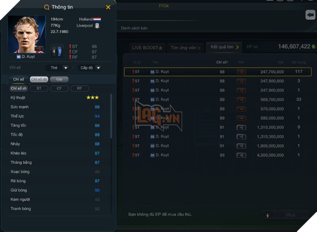 FIFA Online 3: Những thẻ cầu thủ mùa U6 đáng trải nghiệm nhất