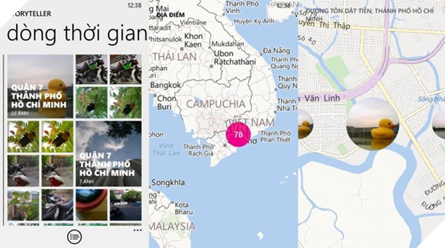 Ứng dụng Storyteller sẽ giúp phượt thủ lưu lại thông tin chi tiết về địa điểm, thời gian chụp ảnh. 