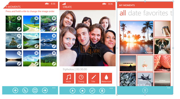 Flipagram là ứng dụng dễ sử dụng với nhiều tùy chỉnh tích hợp hỗ trợ quay clip selfie.
