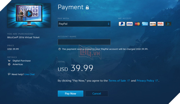 Vé theo dõi BlizzCon 2016 từ xa có giá bằng Overwatch phiên bản rẻ nhất