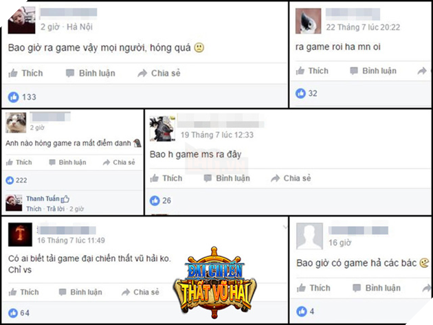 Rất nhiều người “hóng” ngày ra mắt game