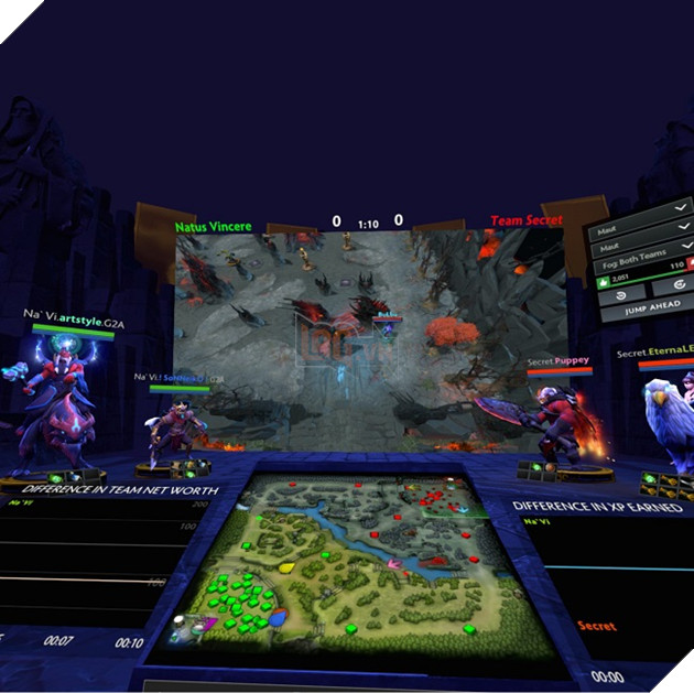 Những hình ảnh chân thực nhất về việc trải nghiệm Dota 2 bằng công nghệ thực tế ảo 2
