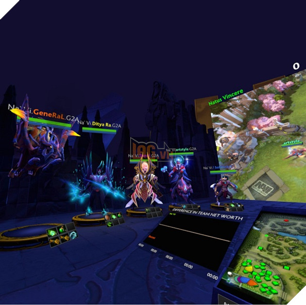 Những hình ảnh chân thực nhất về việc trải nghiệm Dota 2 bằng công nghệ thực tế ảo 3