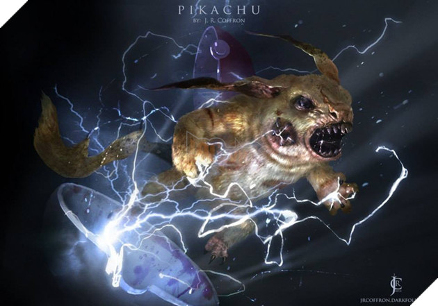 Giật mình với bộ ảnh Pokemon Go theo phong cách kinh dị