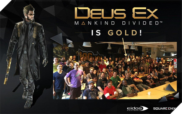 Deus Ex: Mankind Divided chính thức hoàn thành sản xuất