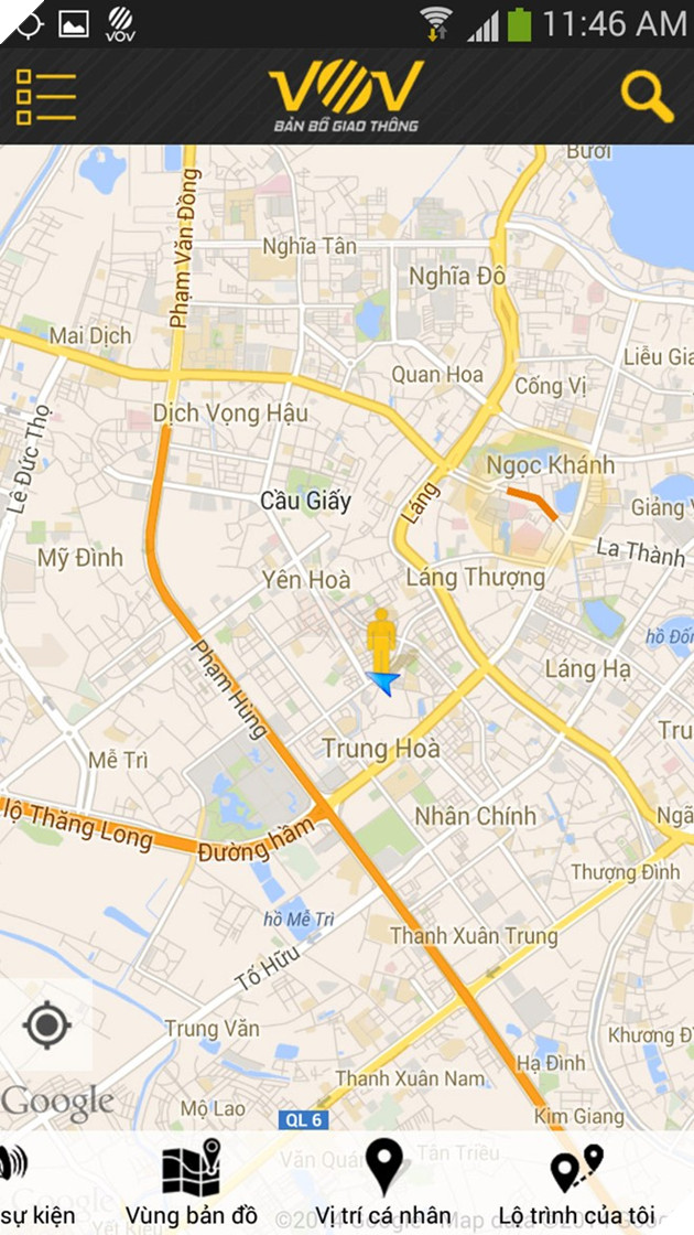 Ung dung VOV Ban do giao thong: Giai quyet noi lo tac duong hinh anh 1