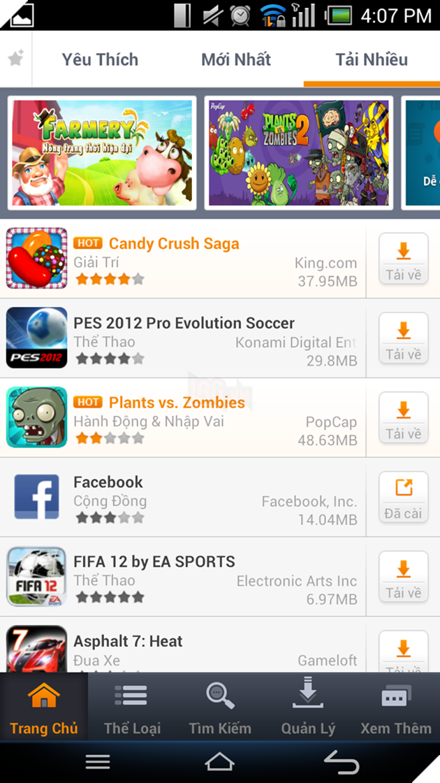 Cho App - kho ung dung hoan toan mien phi cho smartphone hinh anh 3