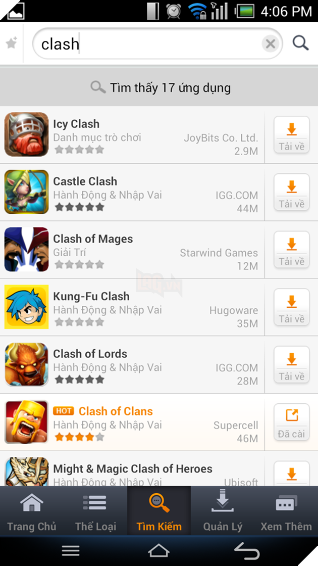 Cho App - kho ung dung hoan toan mien phi cho smartphone hinh anh 1