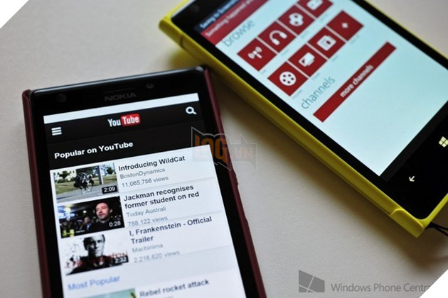 Microsoft dau hang Google vu YouTube cho Windows Phone hinh anh 1