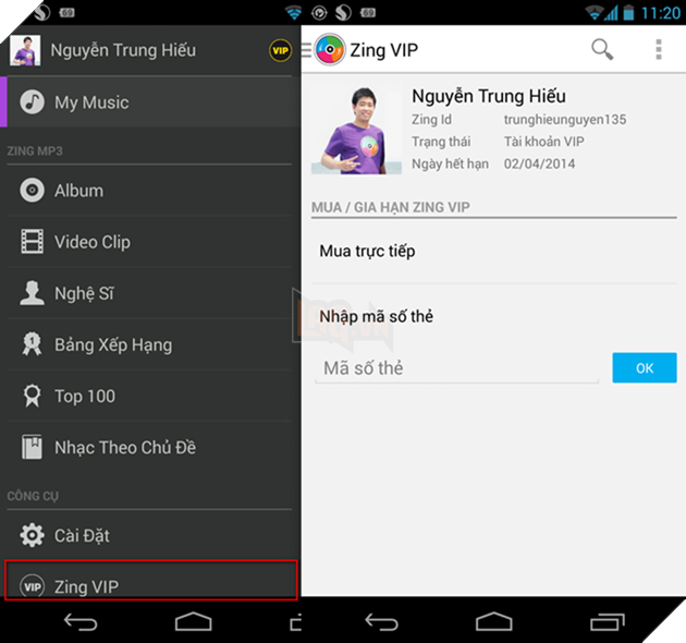 Tim bai hat bang giong noi tren ung dung Zing Mp3 hinh anh 3