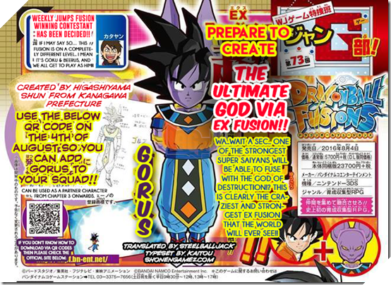 Goku hợp thể với thần huỷ diệt trong game Dragon Ball mới