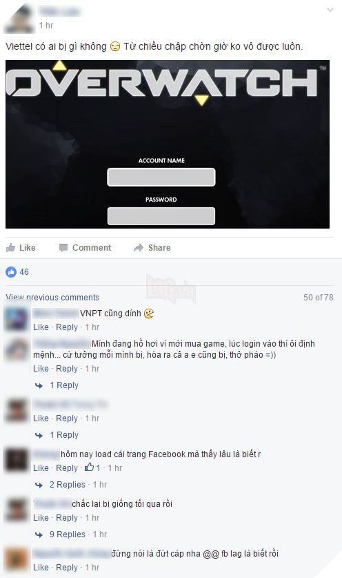 Hàng nghìn game thủ Việt than trời vì internet bất ngờ chậm như rùa