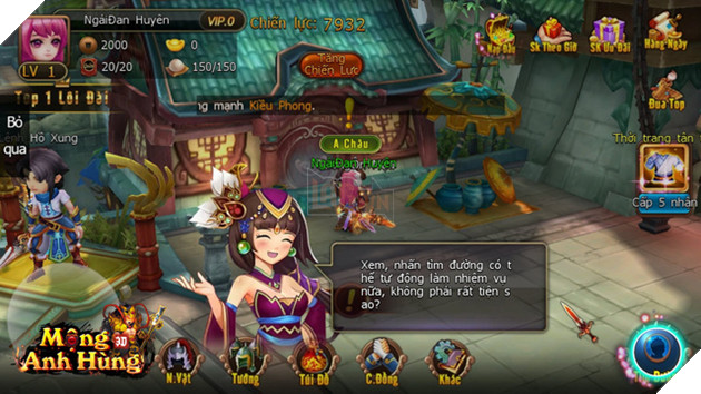 Các đoạn hướng dẫn và giới thiệu được lồng tiếng Việt khá đầy đủ