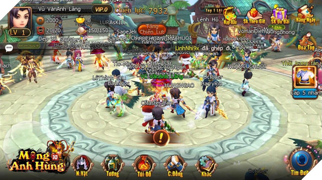 Mộng Anh Hùng thu hút rất đông game thủ tham gia Closed Beta