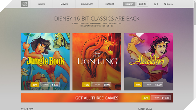 Ôn lại kỷ niệm thời 9x với game Aladdin, Lion King và Jungle Book trên PC