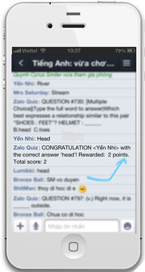 Hoc ngoai ngu tren Zalo hinh anh 3