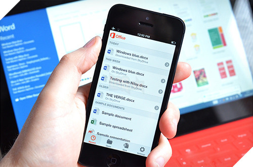 Microsoft phat hanh bo Office cho iPhone hinh anh 1