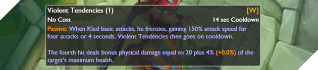 Chi tiết thông số kỹ năng và giọng nói của Kled: Ultimate Xung Phong gần 3 phút mới có 1 lần