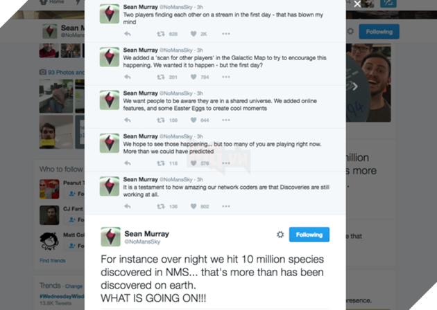 Sốc: Đã có hai người chơi No Man's Sky tìm thấy nhau 2