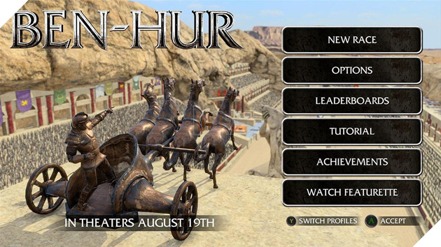 Tựa game ăn theo bộ phim bom tấn Ben-Hur được tặng miễn phí trên Xbox One