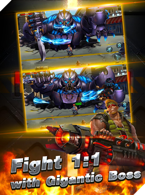 Super Slug - Phiên bản "clone" cực chất của Rambo Lùn trên Mobile