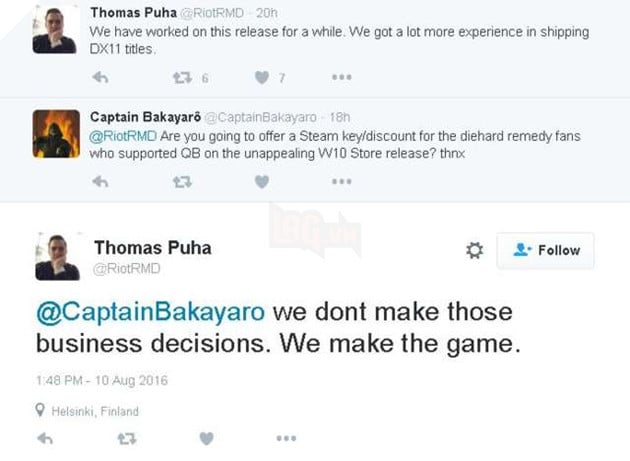 Quantum Break sẽ không hỗ trợ thêm patch cho phiên bản trên Windows Store 2