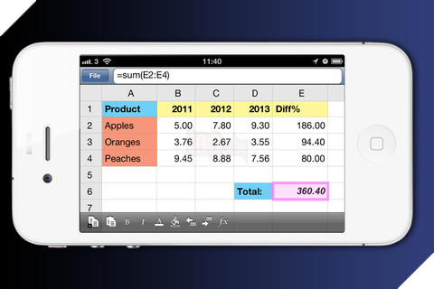 Chinh sua van ban tren iPhone voi Document Free hinh anh 1