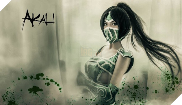 Ngỡ ngàng với cosplay Akali che mặt những vẫn cực gợi cảm
