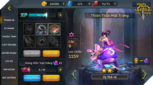 
Thiên thần Mặt trăng có con thỏ trông thật đáng ghét
