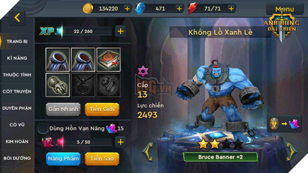 
Gã Khổng Lồ Xanh cực ngầu
