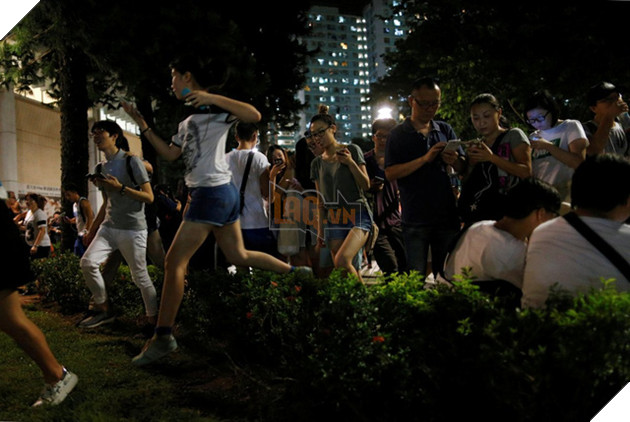 
Cảnh tượng khi có một Pokémon hiếm xuất hiện
