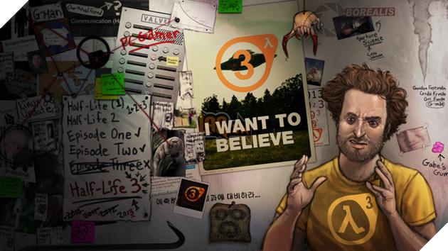 "Hoảng hồn" vì poster Half Life 3 bất thình lình xuất hiện ở hội chợ game lớn