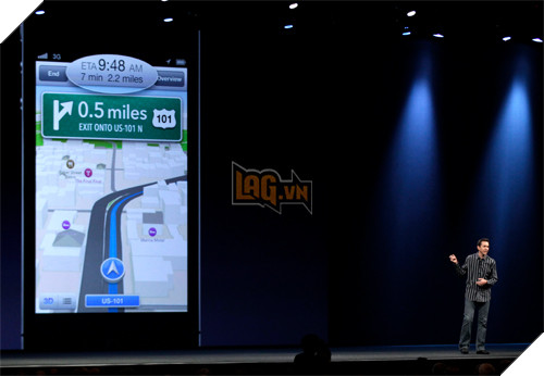 Ung dung ban do Apple Maps dan duong bang giong noi hinh anh 2
