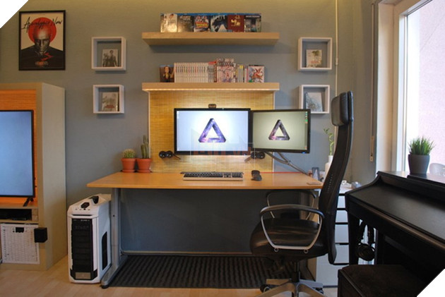 Các phòng máy chơi game cá nhân tuyệt đẹp khiến người khác phải ghen tỵ