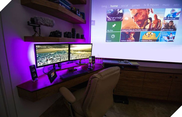 Các phòng máy chơi game cá nhân tuyệt đẹp khiến người khác phải ghen tỵ
