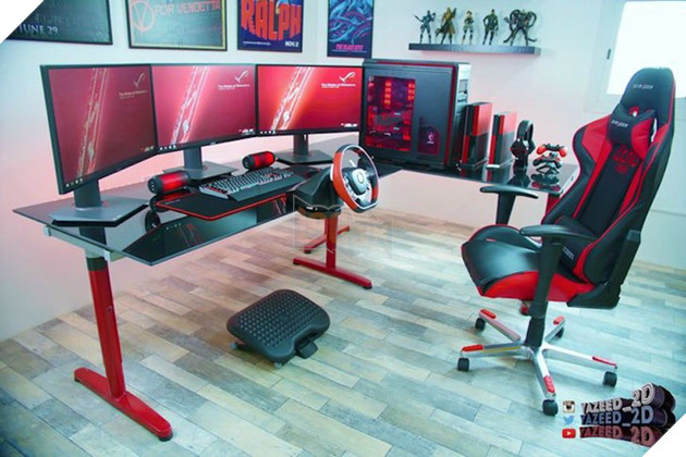 Các phòng máy chơi game cá nhân tuyệt đẹp khiến người khác phải ghen tỵ