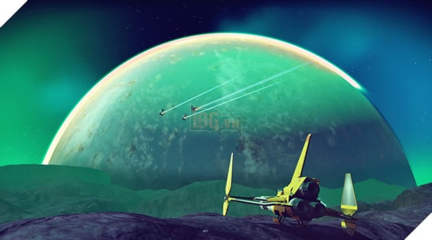 
Có lẽ lí do để người ta tìm đến No Mans Sky chính vì những khung cảnh không gian thế này

