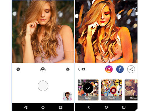Ứng dụng sửa ảnh Prisma đã có cho Android