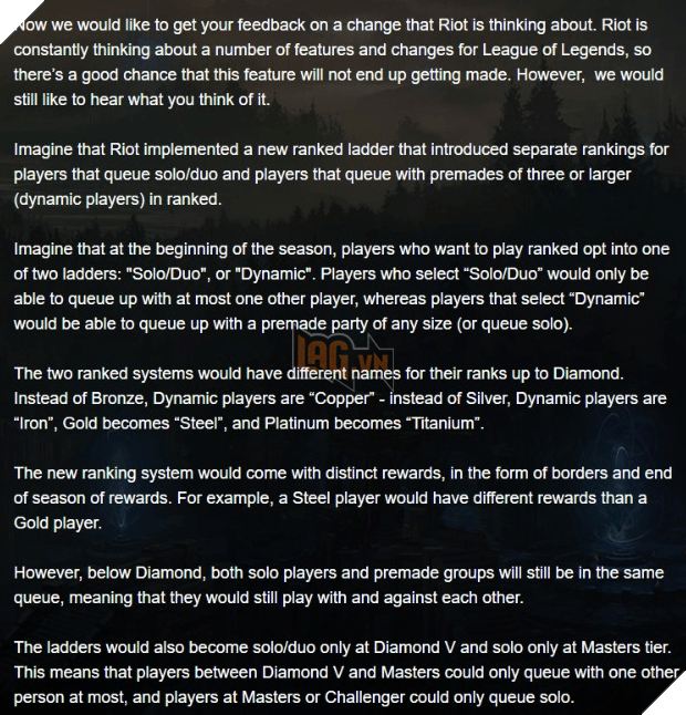 LMHT: Những thay đổi về rank xếp hạng dự kiến tại mùa 7 3